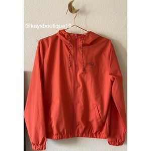 Vans Orange Windbreaker Jacket Size S